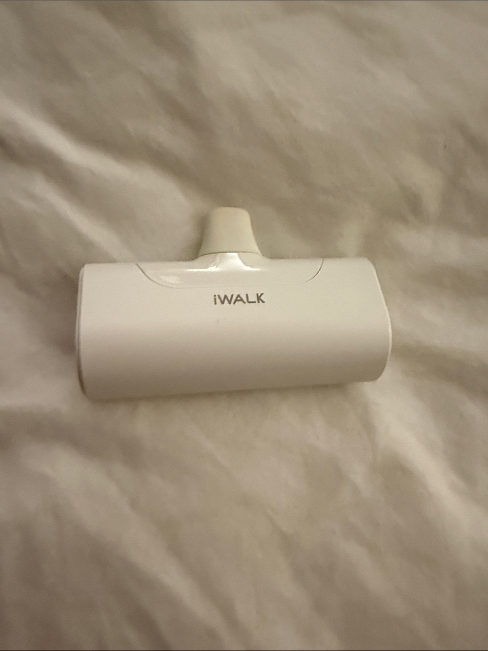 White Portable Phone Charger Power Bank iwalk